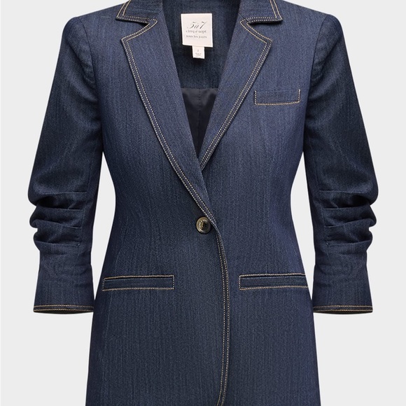cinq a sept Jackets & Blazers - NWT Cinq à Sept Khloe Denim Blazer, Indigo, Size 10